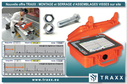 Mesure de tension de serrage - Clé de serrage hydraulique avec ultrason