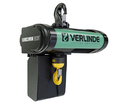 VERLINDE présente une nouvelle gamme de palan électrique à chaîne haute  technicité : l'EUROCHAIN VX - Verlinde